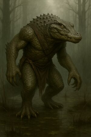 Lucien in his Reptoid form.
